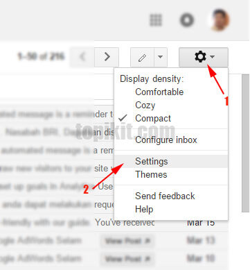 Mengaktifkan tombol Undo di Gmail untuk menunda kirim email